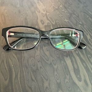 Marc By Marc Jacobs Black and Pink Eyeglasses